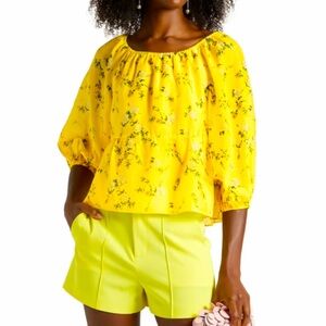 NWT - Alice + Olivia Alta Floral Top - Size Small